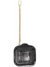 Bally Airpods Case Clutch Bag In Black