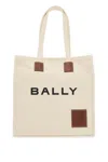 Bally Akelei Canvas Tote Bag With In Neutrals