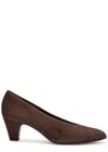 Bally Aline 55 Suede Pumps In Brown