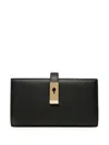 Bally Amber Leather Wallet In Black