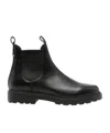Bally Anni Moon Elastic-panel Leather Boots In Black