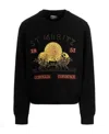 Bally Appliqué Detail Graphic-print Sweatshirt In Black