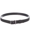 Bally Logo-debossed Leather Belt In Black