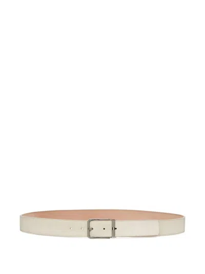 Bally Arkin Adjustable Buckle Belt In Neutral
