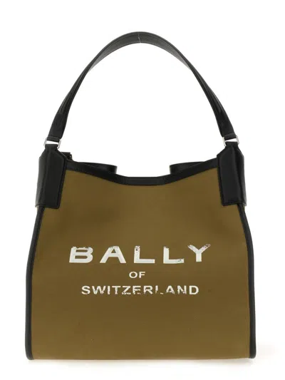 Bally "arkle" Large Shopping Bag In Green