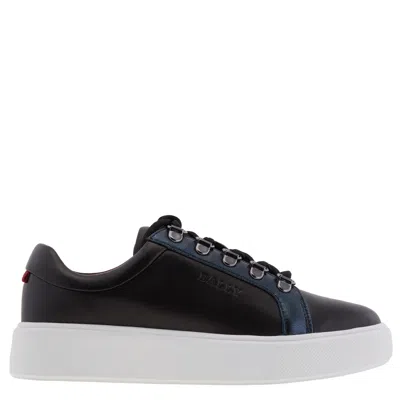Bally Asaka Leather Low-top Sneakers In Black