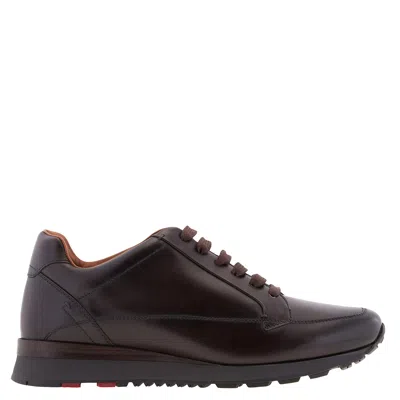 Bally Ascan Low-top Leather Sneakers In Black