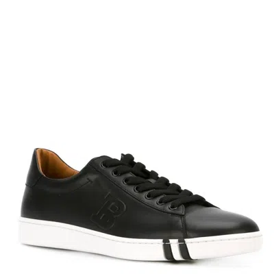 Bally Asher Leather Low-top Sneakers In Black