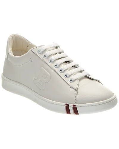Bally Asher Leather Sneaker In White