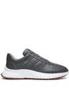 Bally Asken Leather Sneakers In Grey