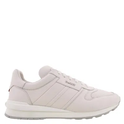 Bally Asler Leather Low-top Sneakers, Brand Size 6 ( Us Size 7 ) In Neutral