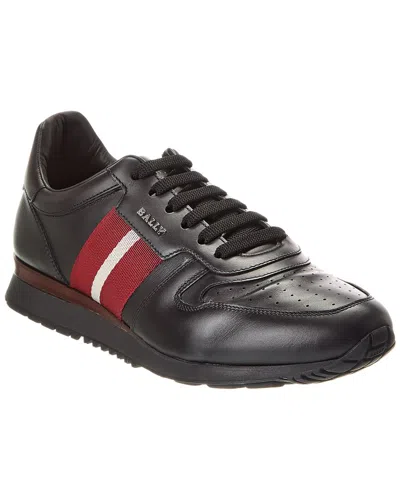Bally Astel Leather Sneaker In Black