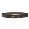 Bally Country 35 Adjustable And Reversible Leather Belt In Black