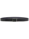Bally Leather Bucket Belt In Black