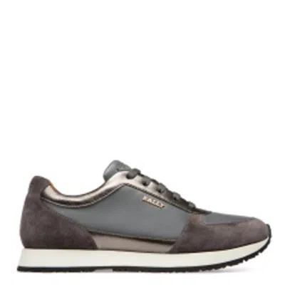 Bally Athyna Calf Suede Low-top Sneakers In Brown