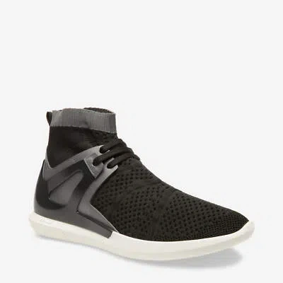Pre-owned Bally Avallo Men's Black Leather/fabric Sneakers Us 9 Msrp $550