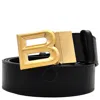 Bally Reversible Logo-buckle Leather Belt In Black