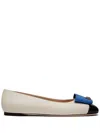Bally B-bow Ballerina Shoes In White