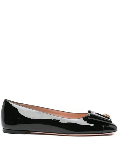 Bally B-bow Ballet Flats In Black