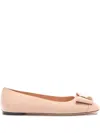 Bally B-bow Ballet Flats In Pink
