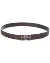 Bally B-chain 35 Reversible & Adjustable Leather Belt In Brown