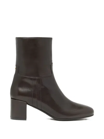Bally B-chain Ankle Boots In Brown