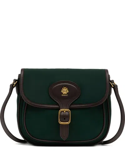 Bally B-light Buckle Cross Body Bag In Green