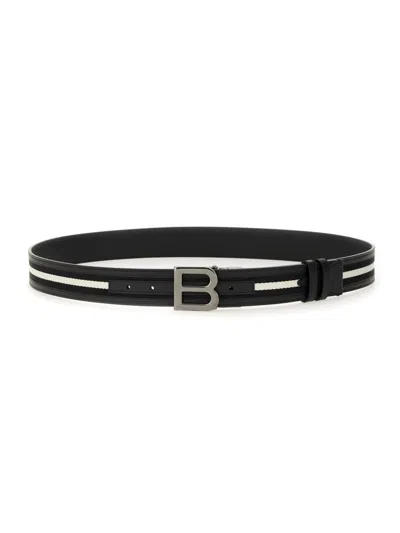 Bally B-logo Belt In Black