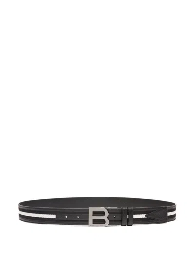 BALLY B-LOGO LEATHER BELT