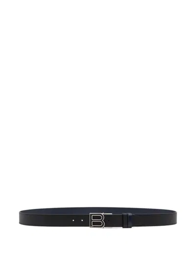 Bally B-logo Reversible Belt In Black