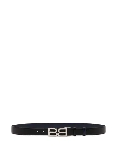 Bally B Twice Reversible Belt In Neutral