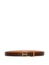 Bally B Twist Reversible Belt In Brown