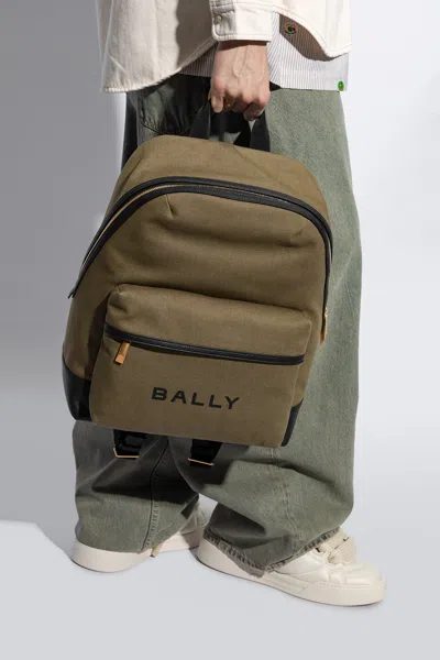Bally luxury Vintage Green Nubuck Backpack with Tan Leather Trim ???? Bally Backpack Bags & Handbags for Women for sale | eBay main image 3
