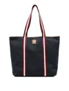 Bally Striped-panel Tote Bag In Blue