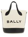 Bally Blackwhite Bar Handbag In Neutral