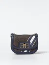 Bally Bag In Coated Fabric And Leather In Brown