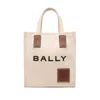 Bally Mini Akelai Canvas Tote Bag In Multicolor