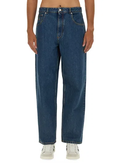 Bally Baggy Fit Jeans In Denim
