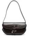 Bally Shoulder Bag Padlock Detail In Black