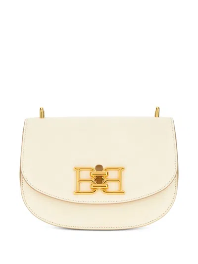 Bally Ivory Leather Crossbody Bag In White