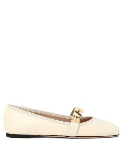 Bally "balby" Ballet Flats In White