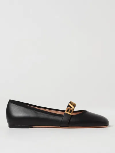 Bally Balby Flat Shoes Black In 黑色