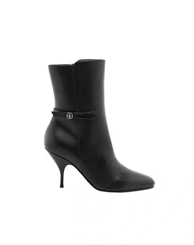 Bally Ankle Boots Woman Ankle Boots Black Size 5.5 Leather