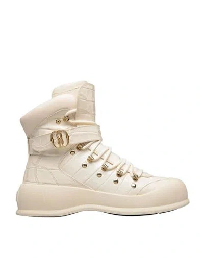 Bally Ankle Boots Woman Ankle Boots Cream Size 7.5 Leather In White