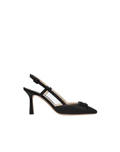 Bally Decolletes Woman Pumps Black Size 5.5 Leather