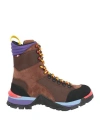 Bally Hike Man Ankle Boots Chocolate Brown Size 9 Leather In Brown