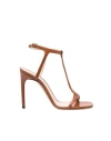 Bally Sandals Woman Sandals Brown Size 7.5 Leather