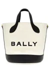 Bally Structured Bucket Bag With Dual Handles And Adjustable Strap In Multicolor