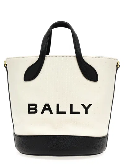 Bally 'bar' Handbag In White