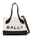 Bally Bar Keep On Logo-print Tote In Neutrals